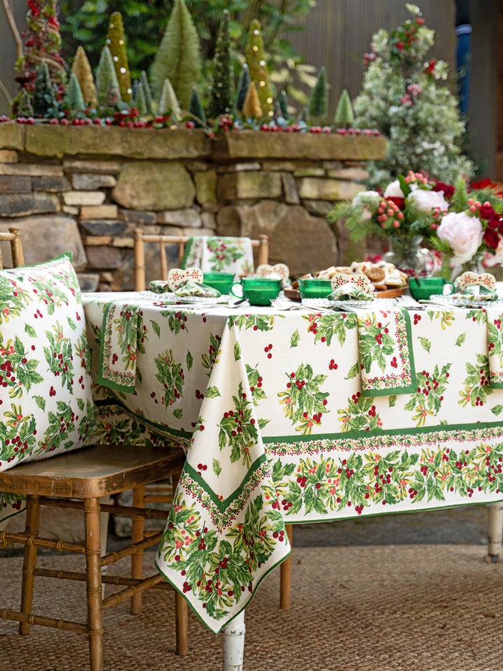 April Cornell Snowberry Table Linen Collection