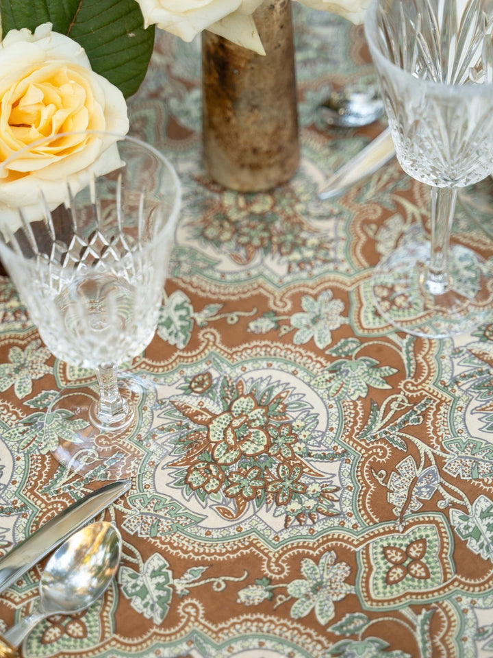 April Cornell Timeless Tapestry Table Linen Collection - Maple