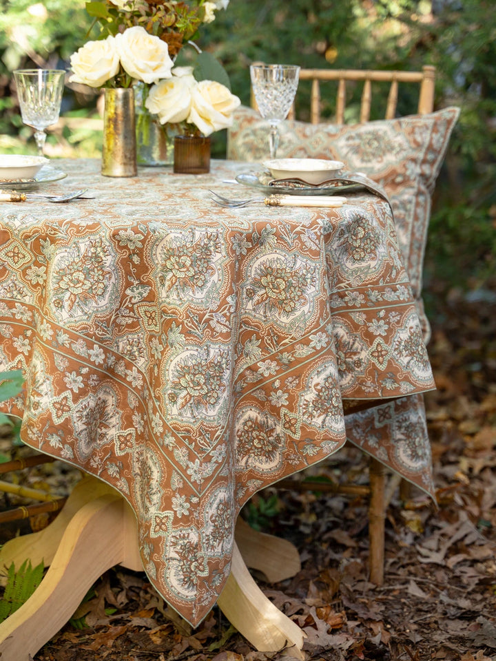 April Cornell Timeless Tapestry Table Linen Collection - Maple