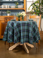 April Cornell Market Plaid Round Tablecloth  70