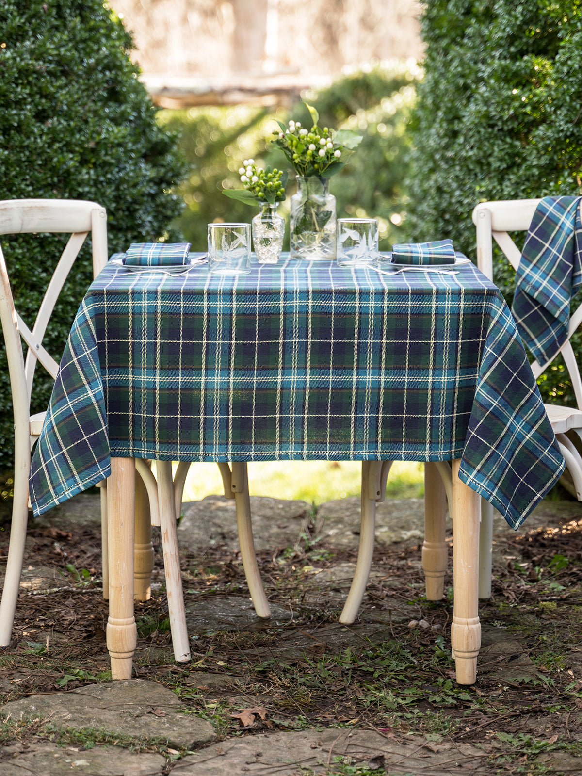 April Cornell Market Plaid Tablecloth Collection