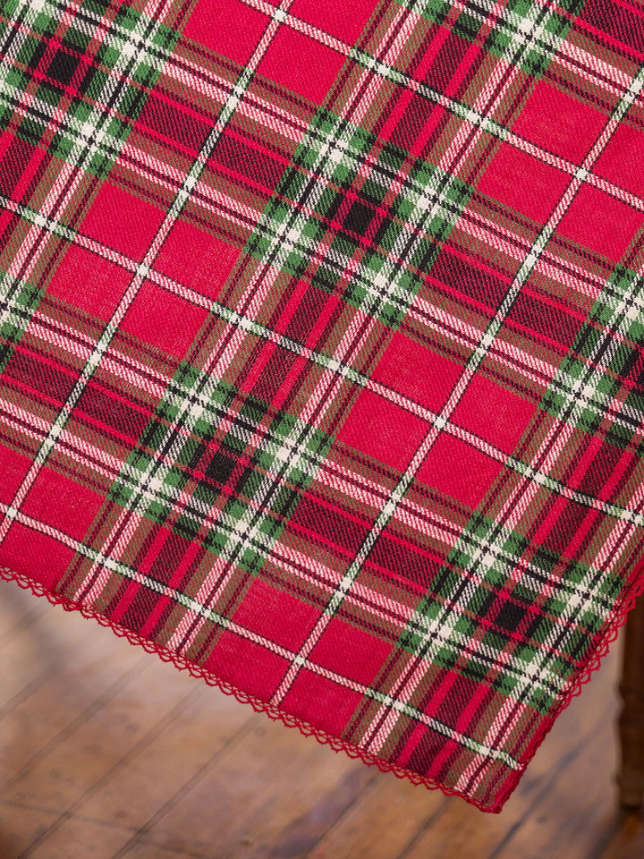 April Cornell Tartan Plaid Table Linens