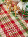 April Cornell Yuletide Plaid Tablecloth   -  Multi