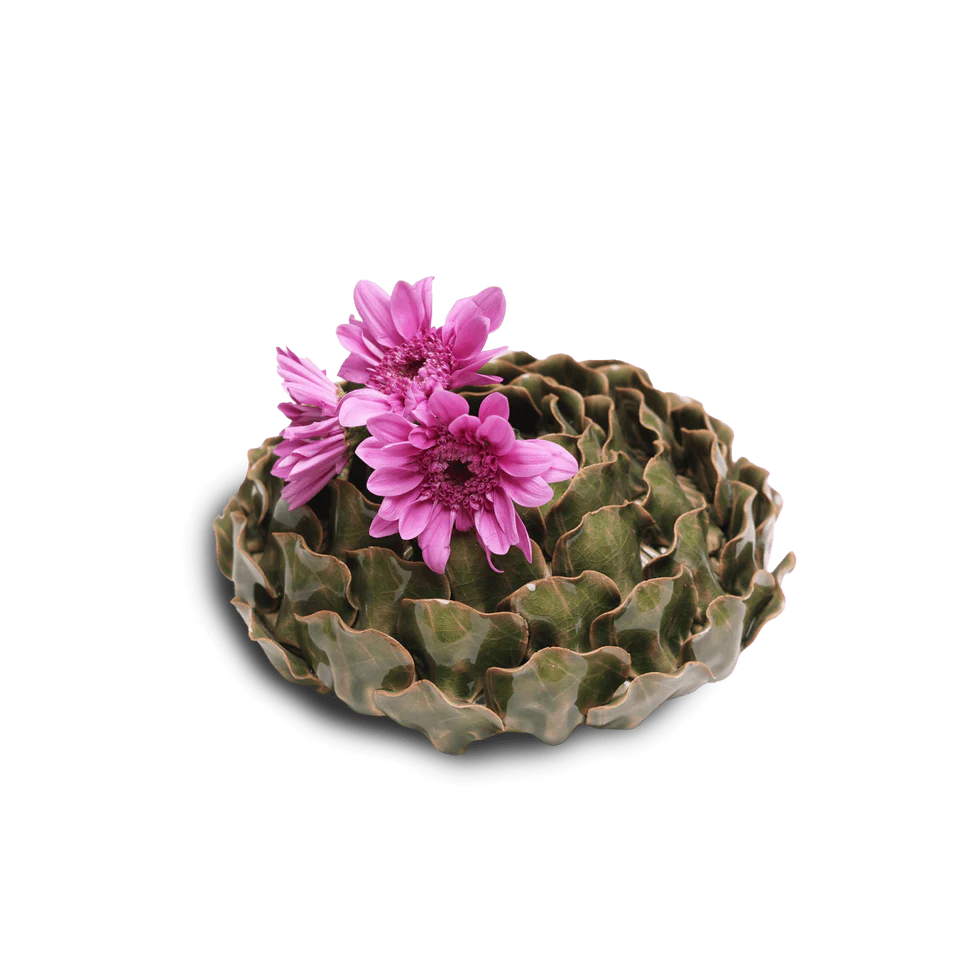 Chive Utopia Ceramic Floral Vase UTGRLG  Large Green
