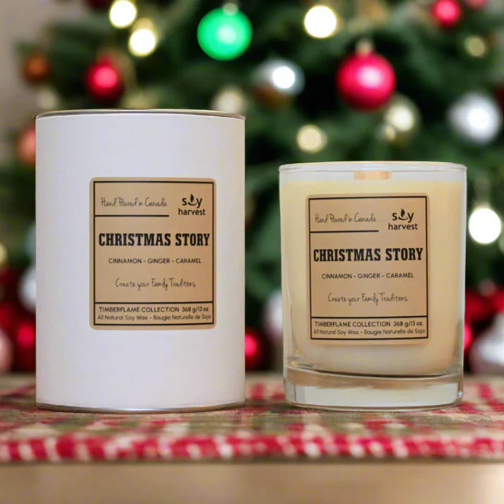 Soy Harvest Timberflame Candle - Christmas Story