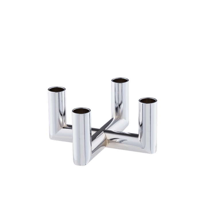 Uyuni Matrix Mini Taper Candleholder  -  Chrome