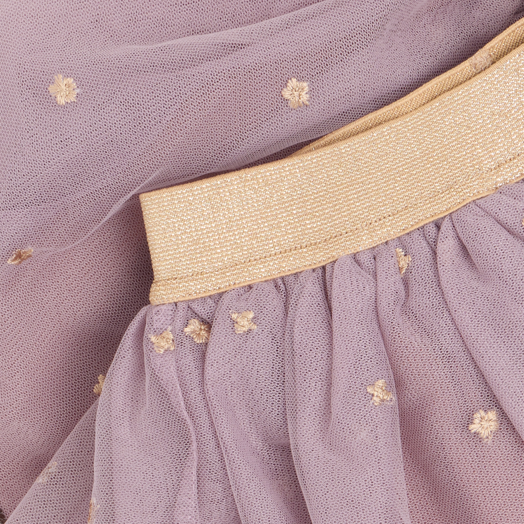 Minymo Girls Embroidered Tulle Skirt   124416-6510