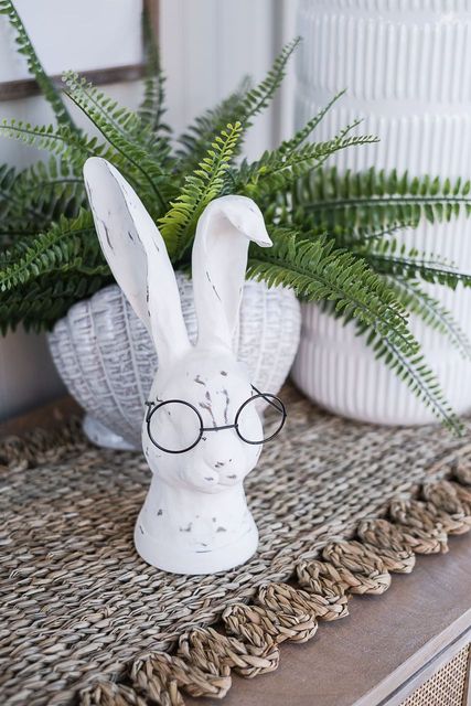 Raz 8" Rabbit with Glasses  4311109  Assorted