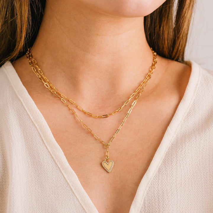 Lovers Tempo Verona Heart Layered Necklace