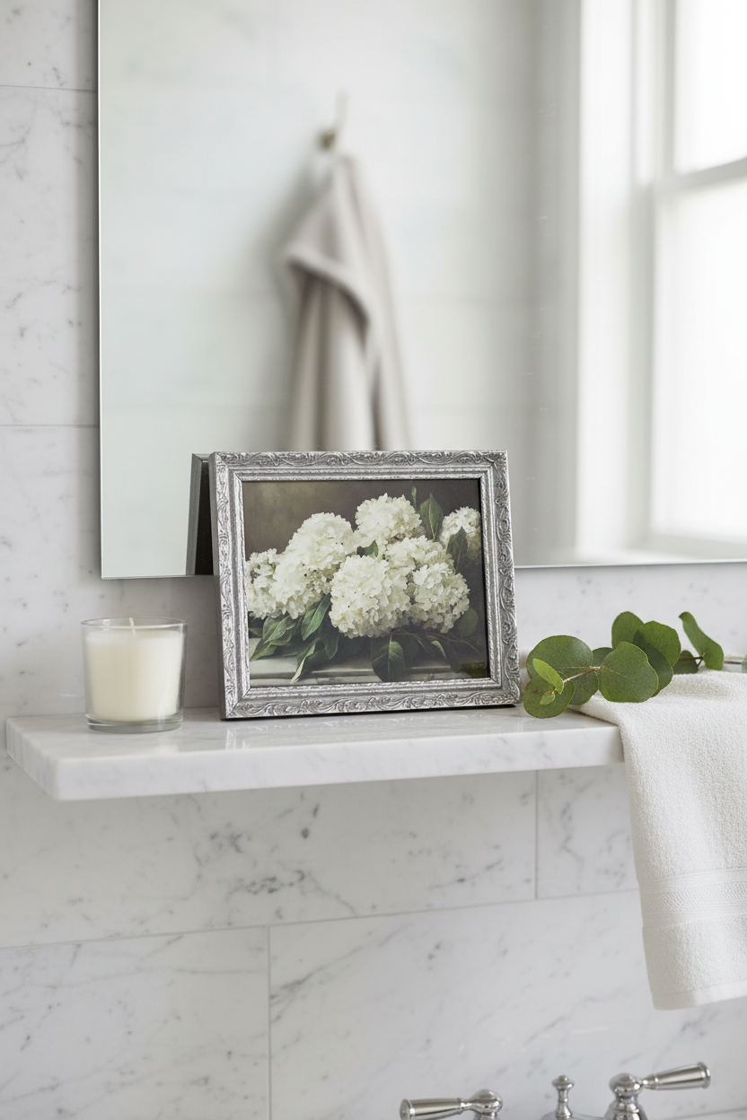 Luxe B. Co. Hydrangeas Framed Art