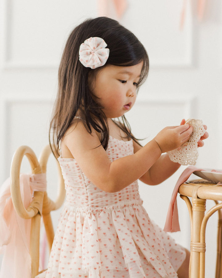 Noralee Girls Flutter Tulle Clips   NLA029SSIR  Blush