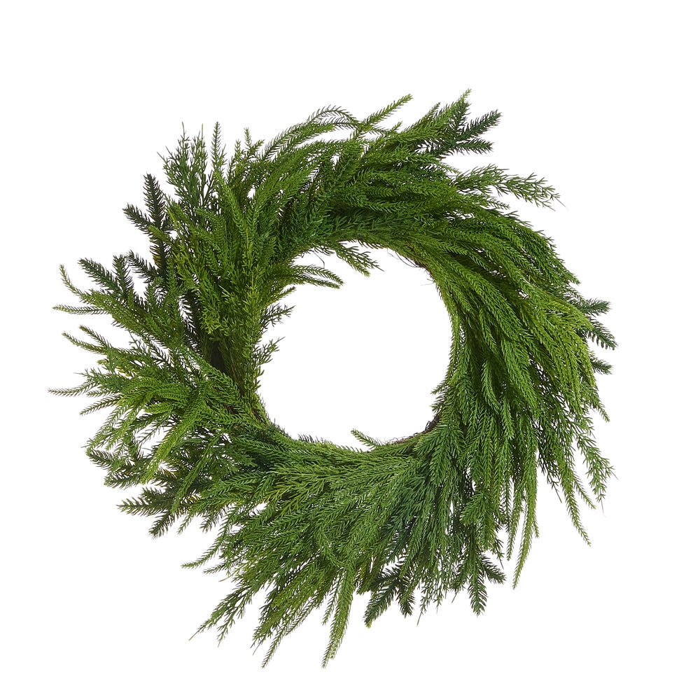 Raz 24" Mixed Cedar Wreath  W4511742