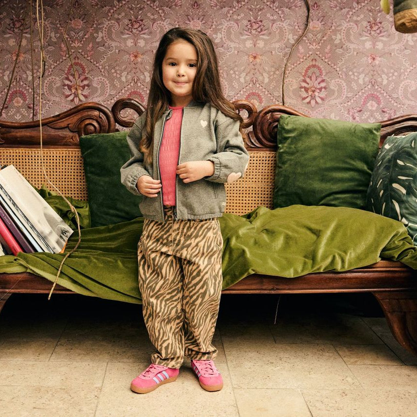 Daily Seven Girls Barrel Fit Animal Print Pants   930540-2120