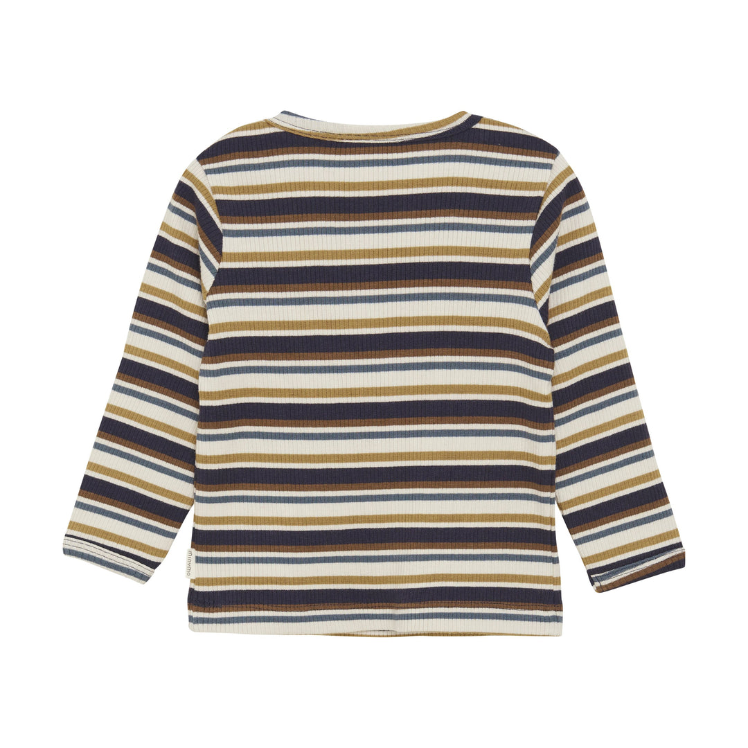 Minymo Baby Boy Ribbed Long Sleeve Tee  113592-7021 **