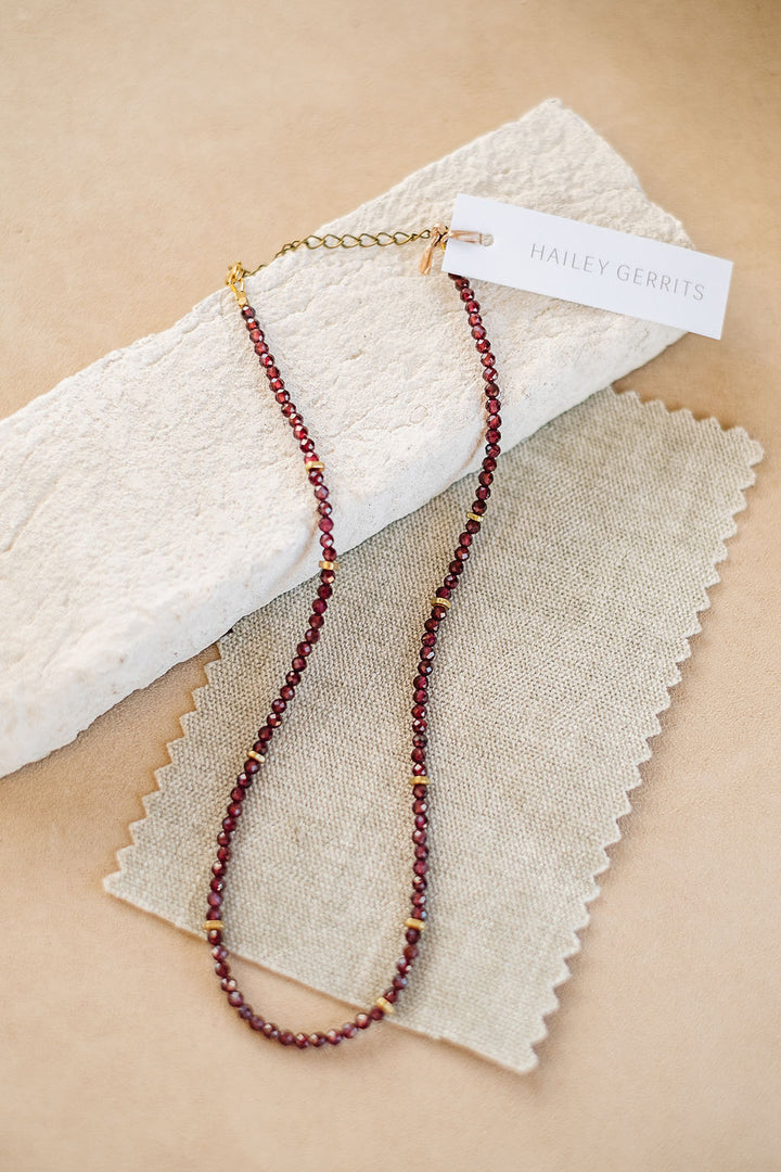 Hailey Gerrits Oso Necklace - Garnet
