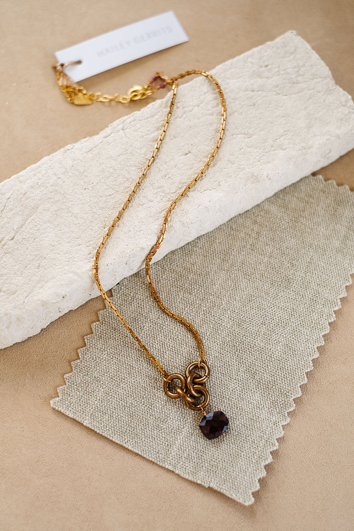 Hailey Gerrits Mara Necklace - Garnet