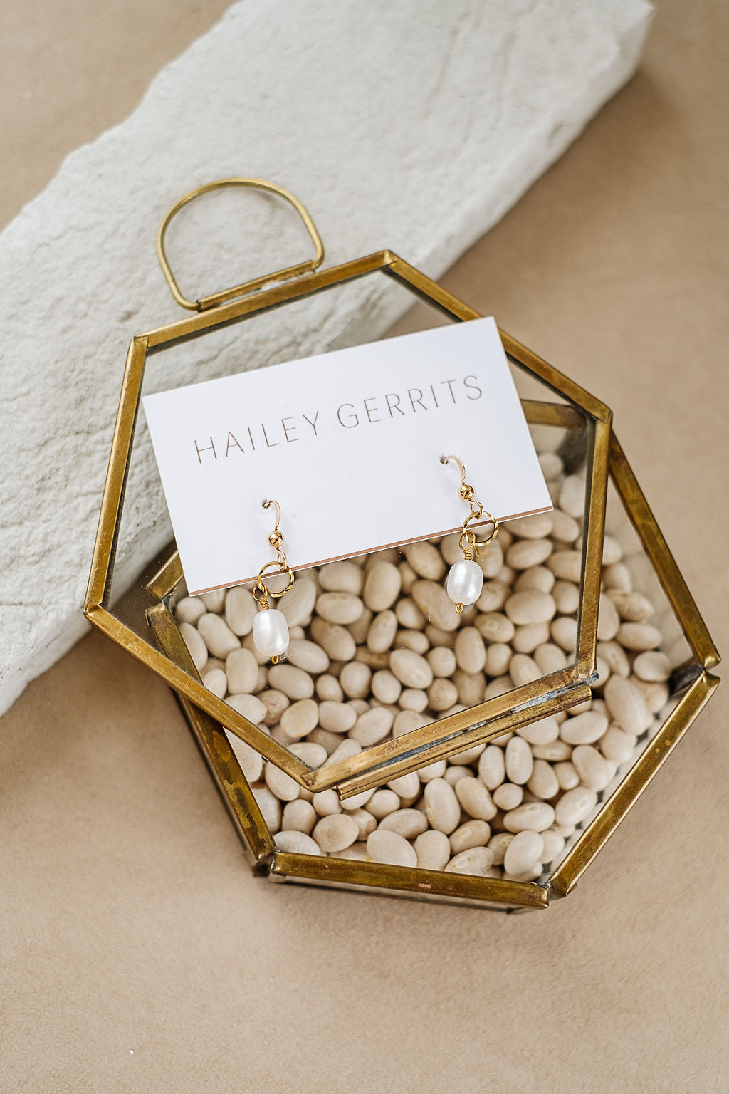 Hailey Gerritts Sidra Freshwater Pearl Earrings E01PL