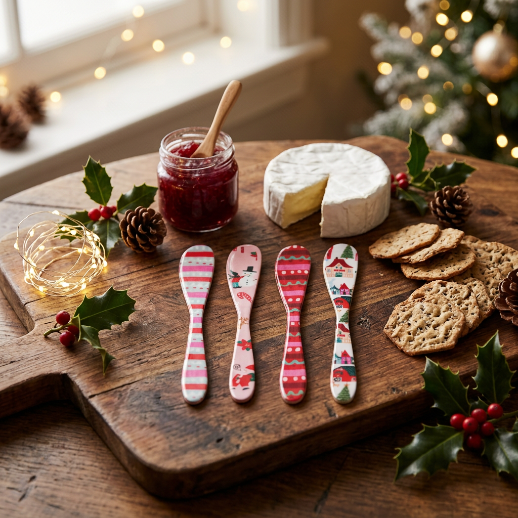 Creative Coop Pink Holiday Spreader XS7878