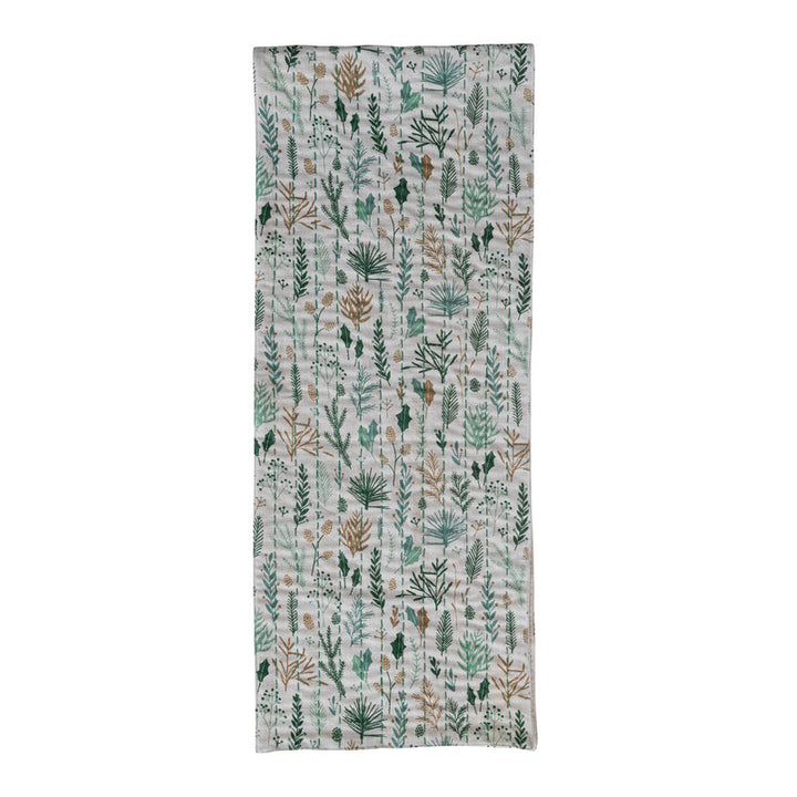 Creative Coop Botanical Table Runner XS9147