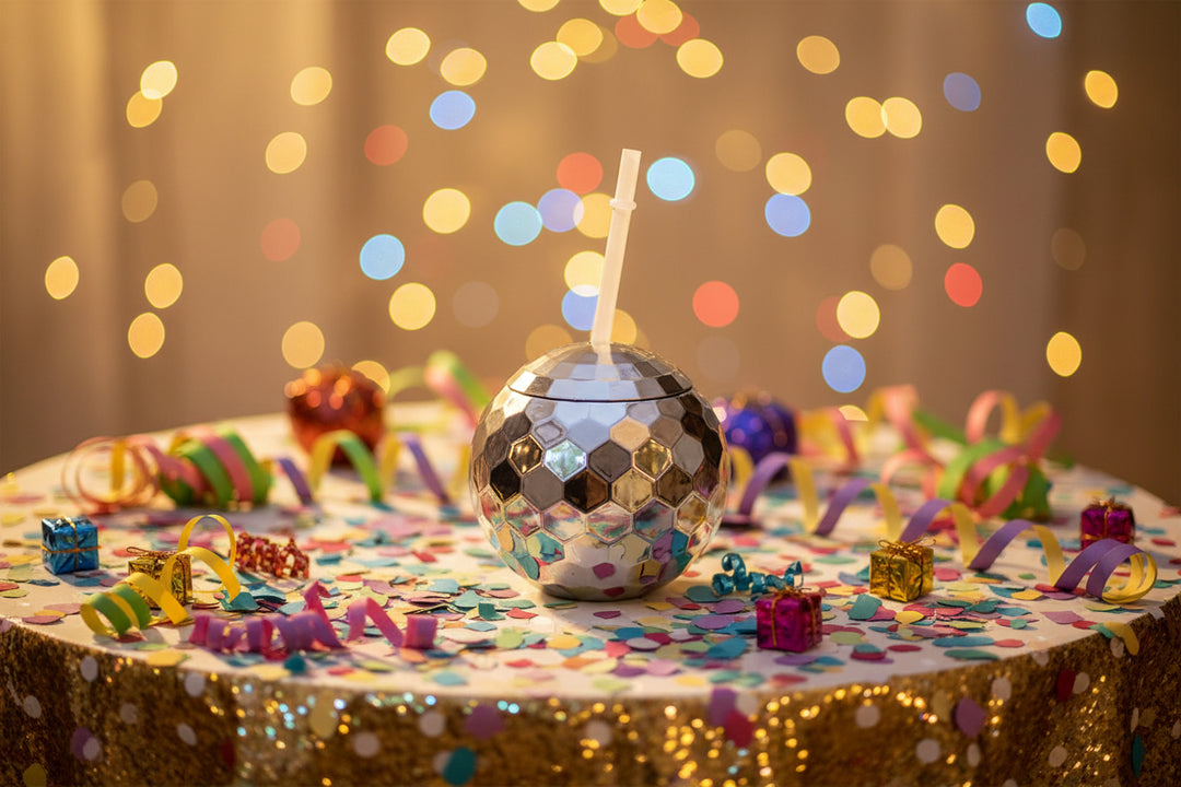 Creative Coop Mirror Ball Cup xs9401