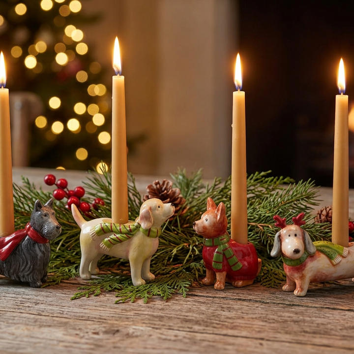Creative Coop Dog Candle Holder XT0357A