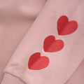 Daily Seven Girls Sweatshirt with Heart Embroidery   930284-5013
