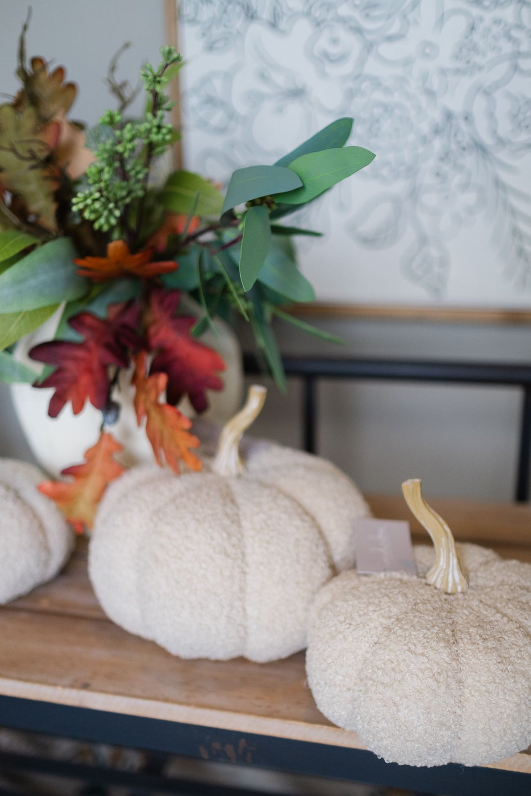Indaba Cream Boucle Pumpkins