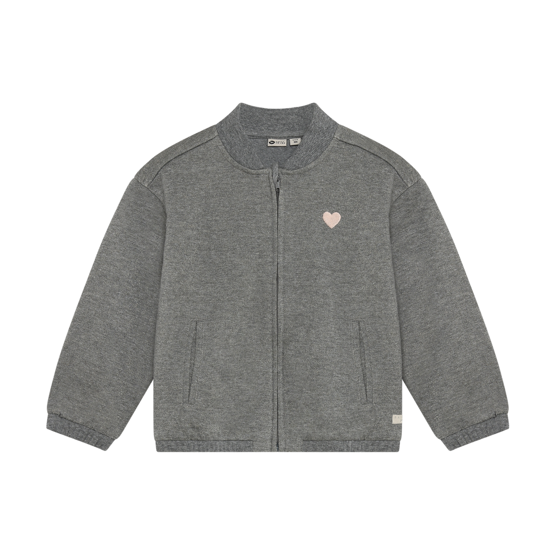 Daily Seven Girls Bomber Jacket With Heart Detail   930506-1261