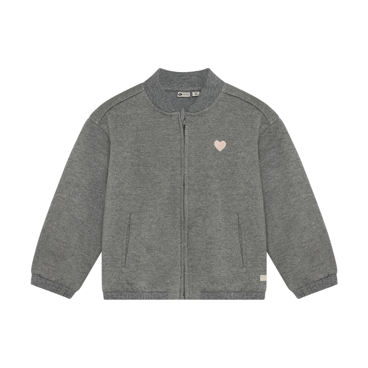 Daily Seven Girls Bomber Jacket With Heart Detail   930506-1261