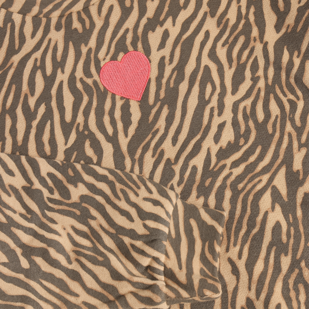 Daily Seven Girls Animal Print Pullover   930516-2120