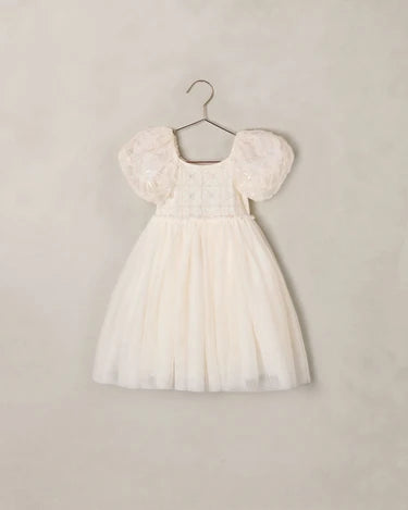 Noralee Girls Dorothy Dress    NL140PRNC    Ivory