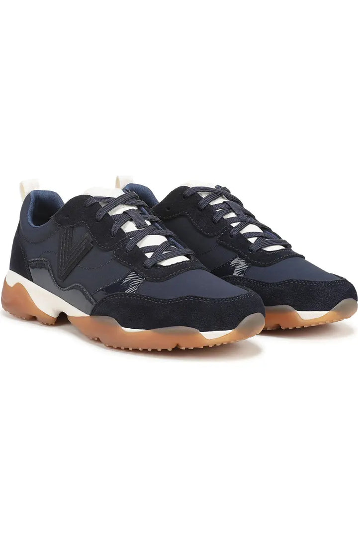 Vionic Walk Slim Glide Sneaker  -  Navy Blazer Suede