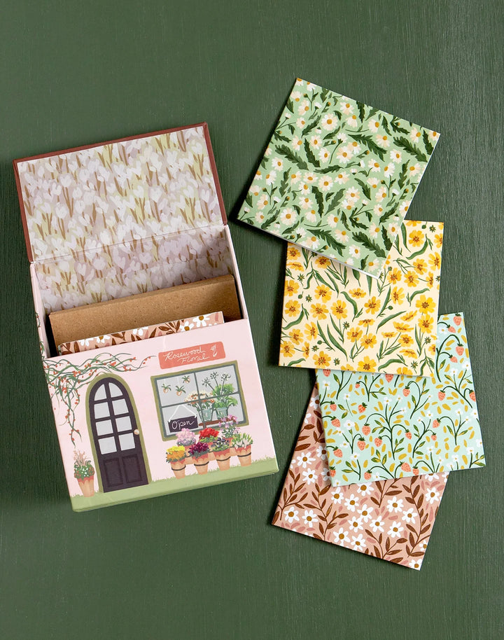 1Canoe2 Flower Shop Mini Specialty Greeting Card Box Set