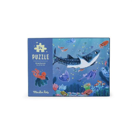 Moulin Roty Glow in the Dark Puzzle  676441  Under the Sea
