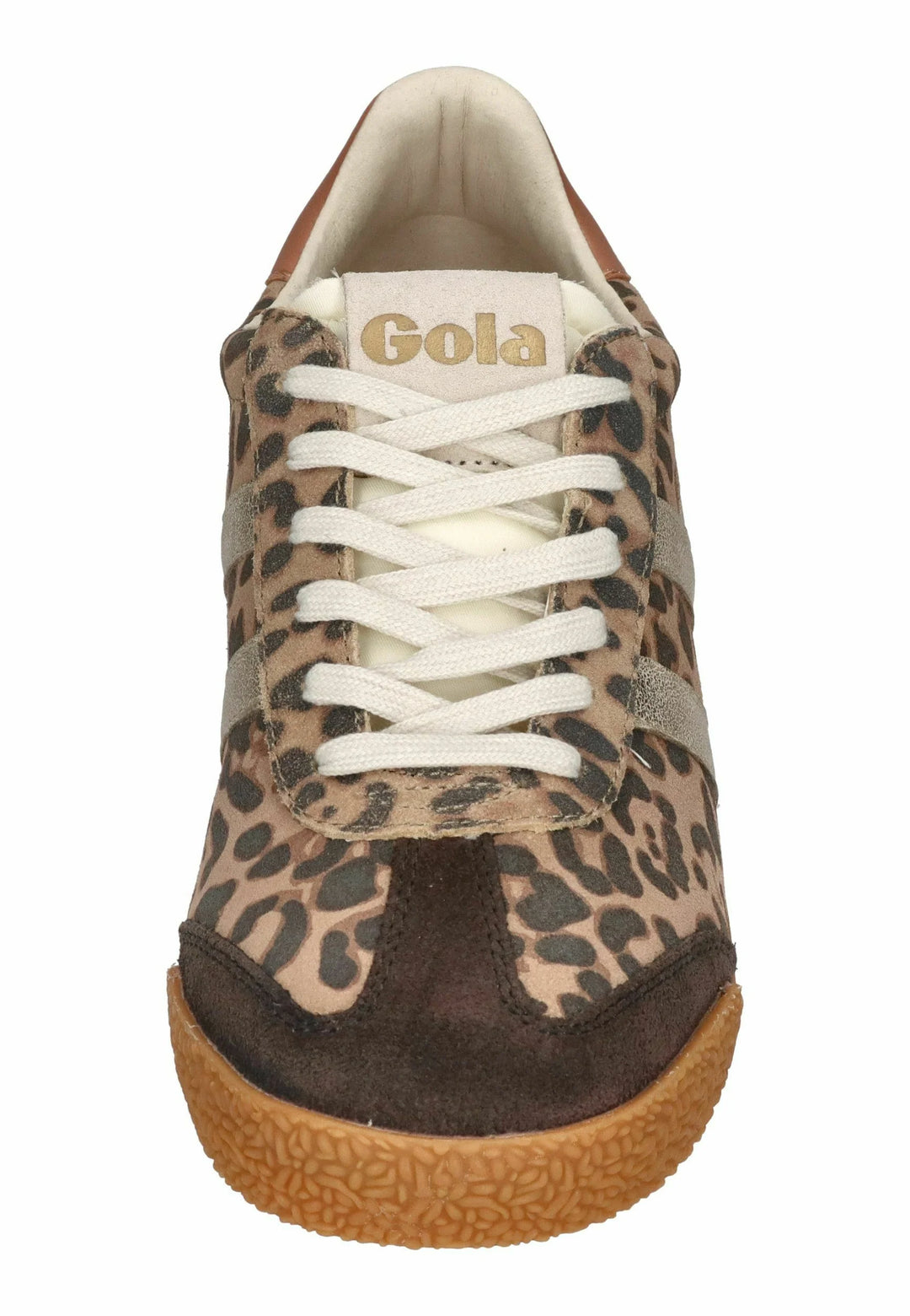 Gola Elan Safari Sneaker  Leopard/Mocha/Gold/Terracotta