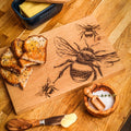 Selbrae Oak Serving Board  -  Bee