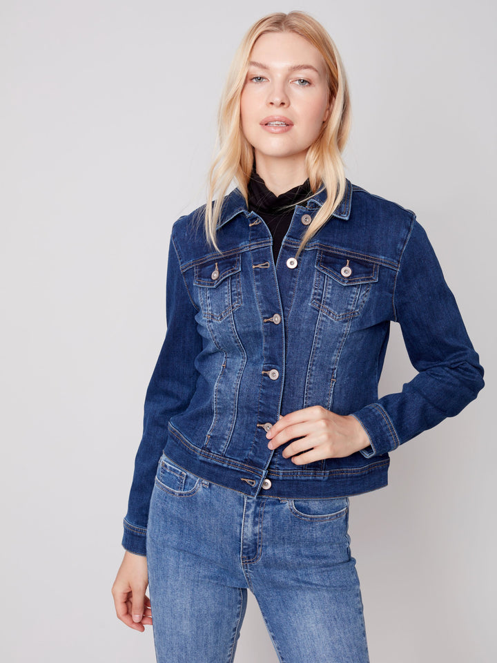Charlie B Jean Jacket  C6302S-431A  Indigo