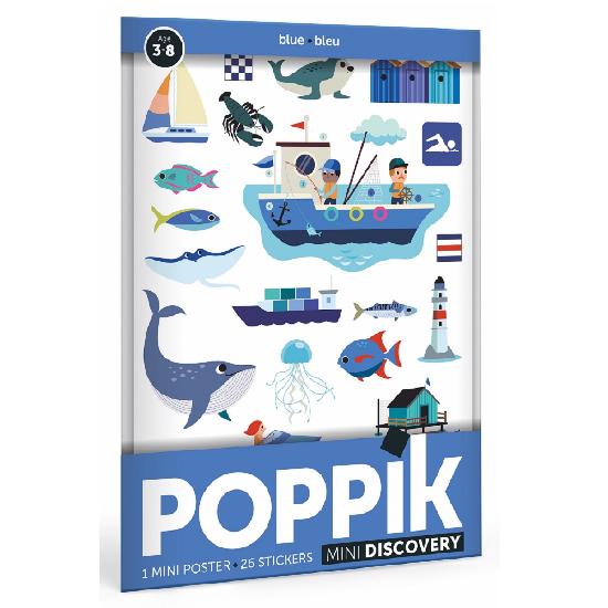 Poppik Mini Discovery Poster  MIN008  Seaside