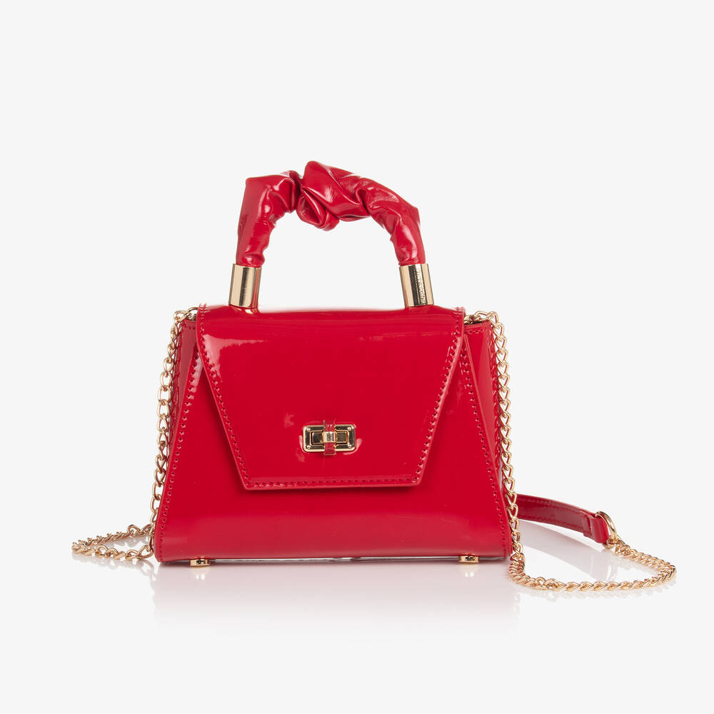 Abel & Lula Faux Patent Leather Bag 5992-75 Rojo