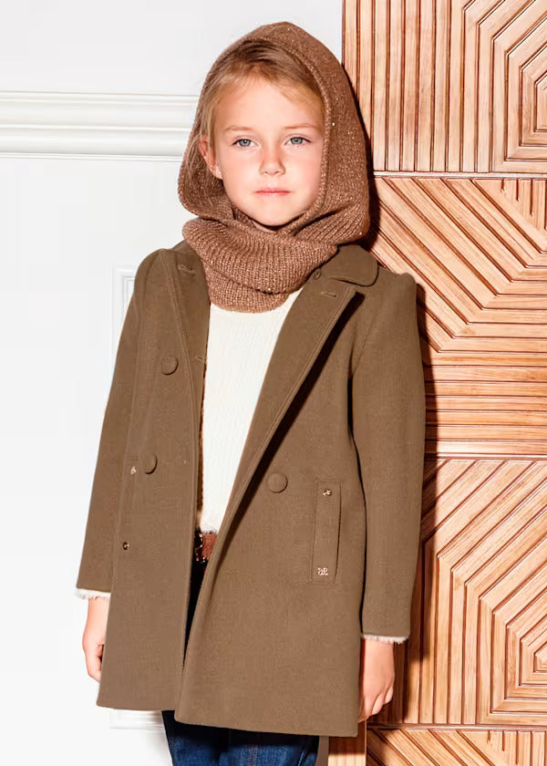 Abel & Lula Girls Dress Coat   5888-29   Nuez