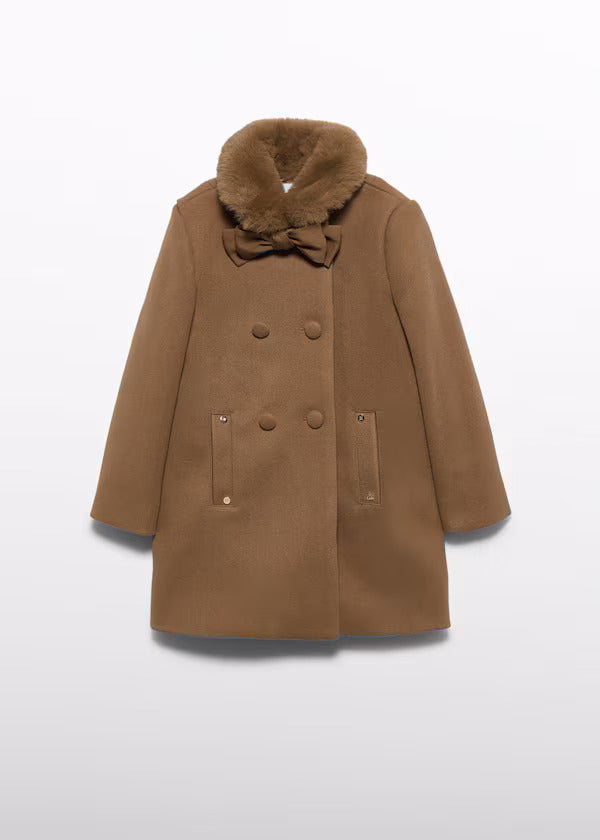 Abel & Lula Girls Dress Coat   5888-29   Nuez