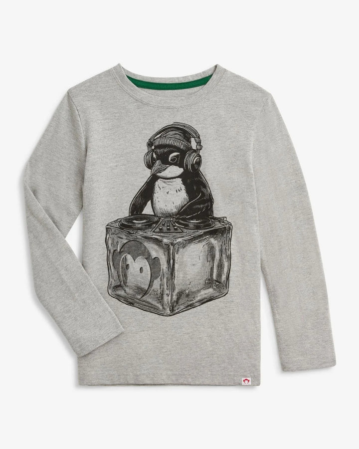 Appaman Graphic Long Sleeve Tee   G1T4   Heather Mist **