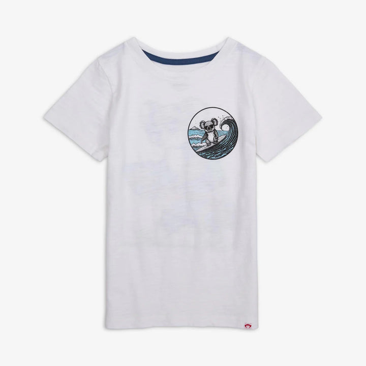 Appaman Boys Short Sleeve Graphic Tee   F1T5-WH   White