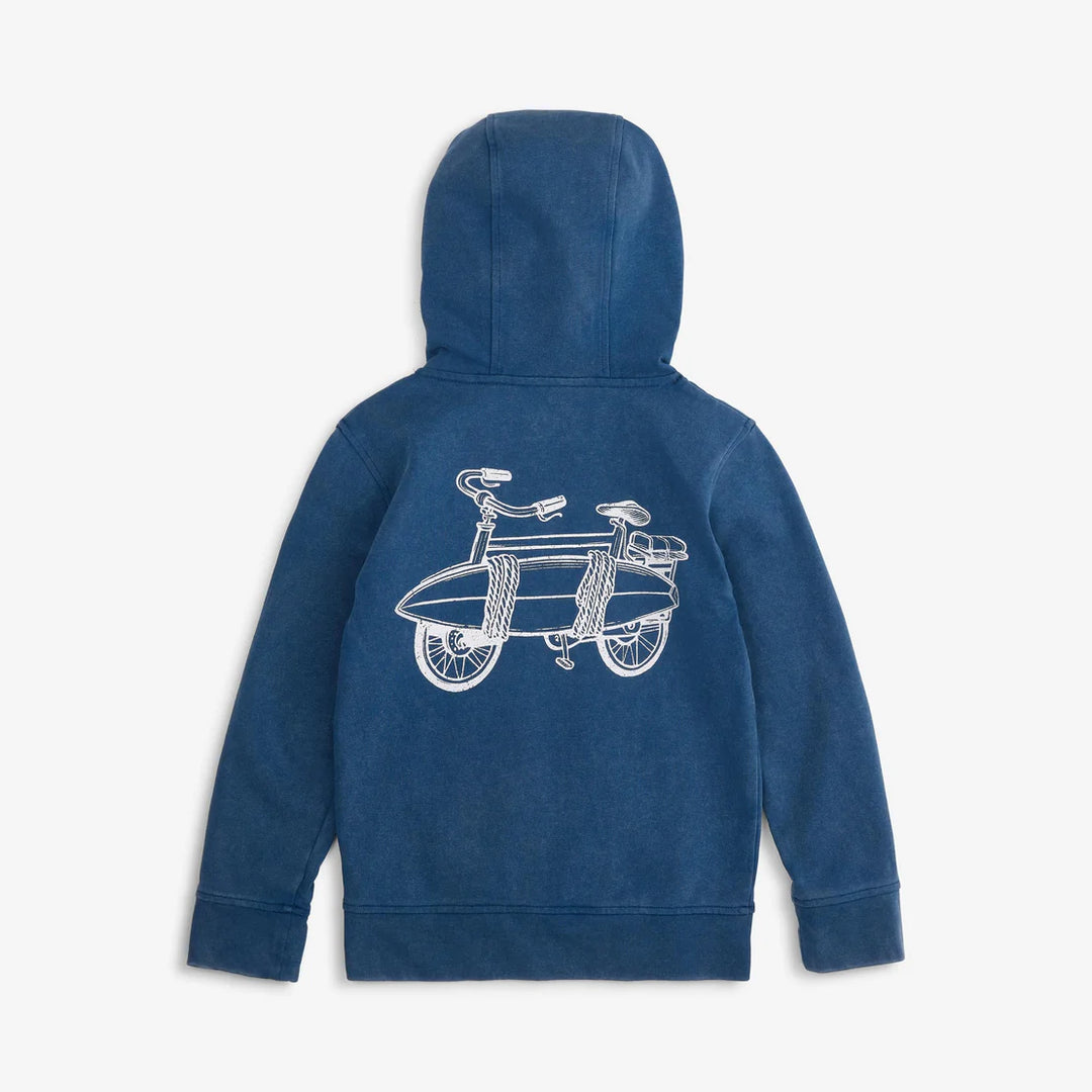 Appaman Boys Strivers Hoodie   F1STR-SWB   Sunwashed Blue