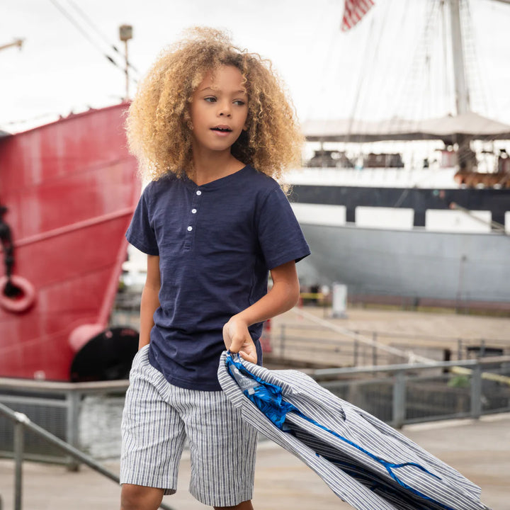 Appaman Boys Day Party Henley   F1DPH-NV   Navy