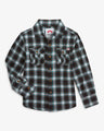 Appaman Boys Flannel Shirt   G9FL-BUC   Black Umber Check