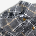 Appaman Plaid Flannel Shirt  E9FL  Grey Plaid *