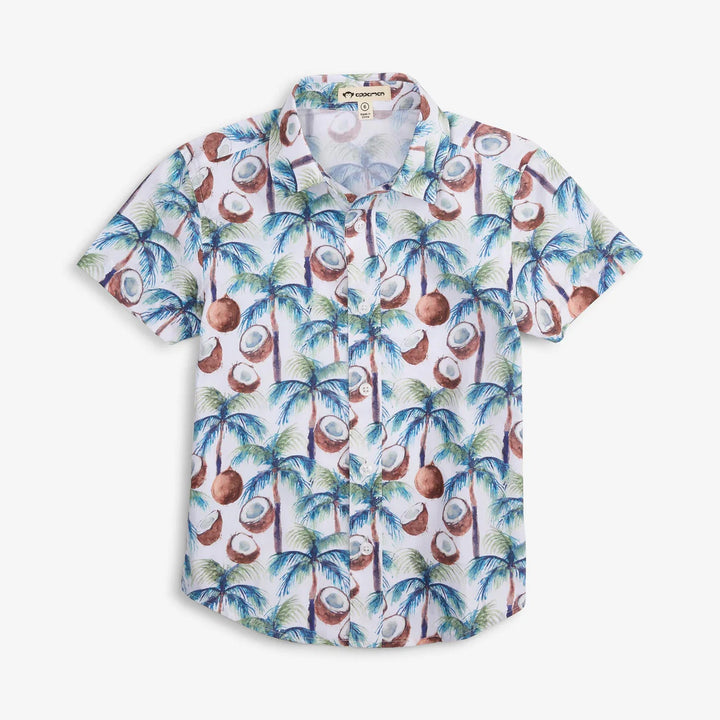 Appaman Boys Day Party Shirt   F9DPS-CNP   Coconut Palms
