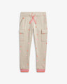 Appaman Girls Cozy Cargo Jogger   G2CCJ-HOM   Heather Oatmeal