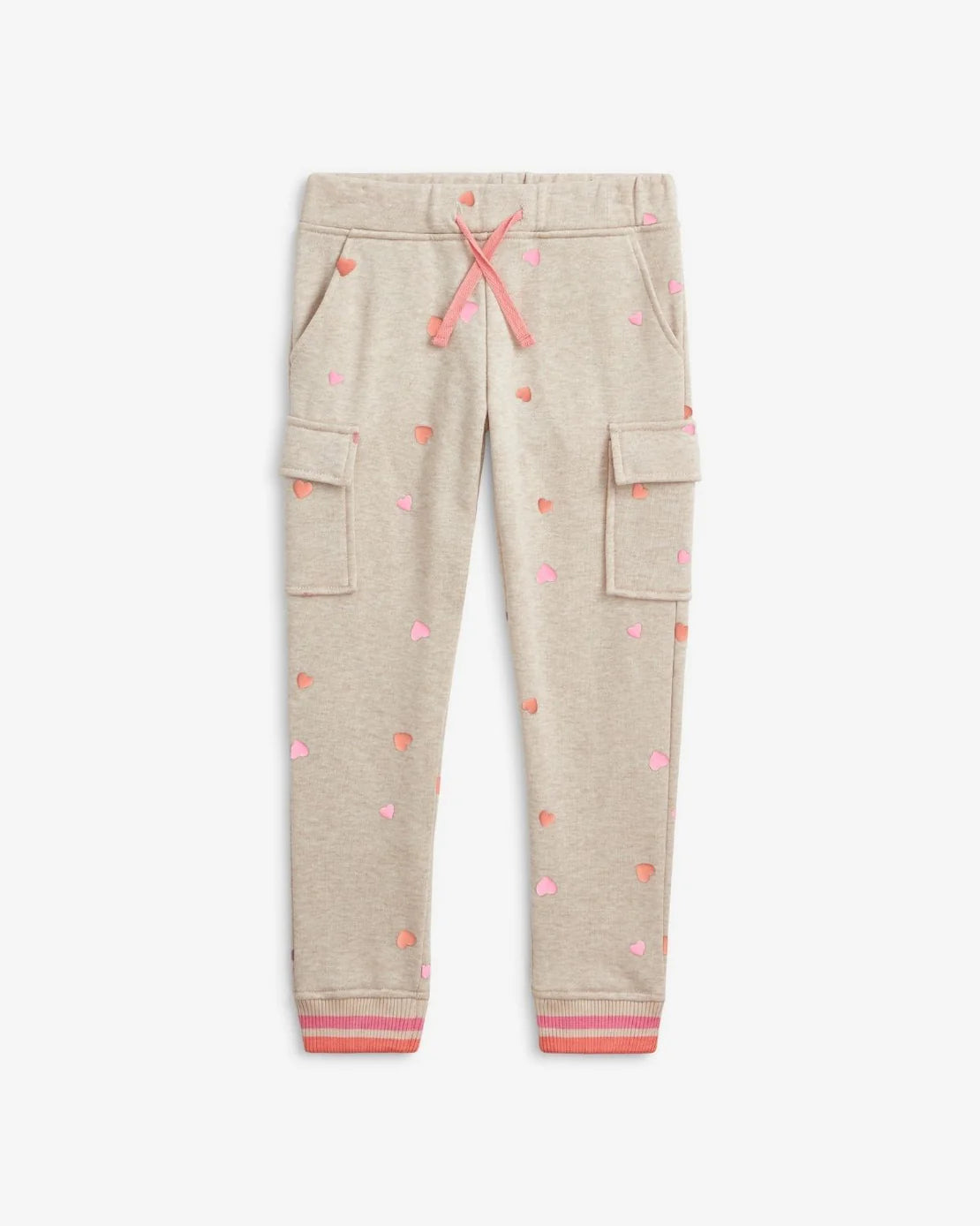 Appaman Girls Cozy Cargo Jogger   G2CCJ-HOM   Heather Oatmeal